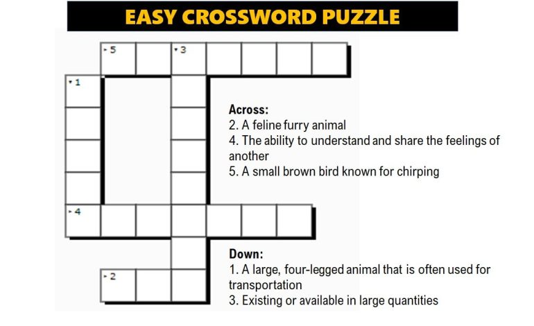 Crossword Puzzles: A Journey into the World of Words